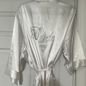 Silk “Bride” robe